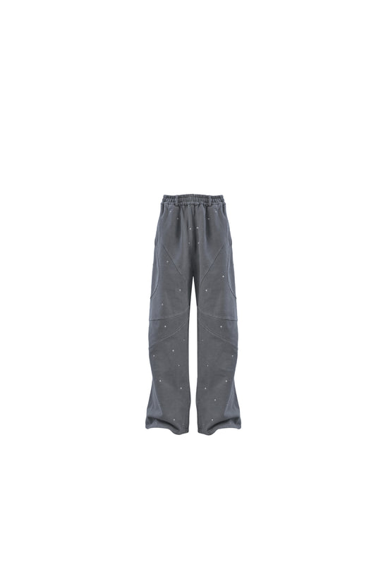 JOBDATASHEET - Washed Button-Up Vintage Patchwork Pants D14-2