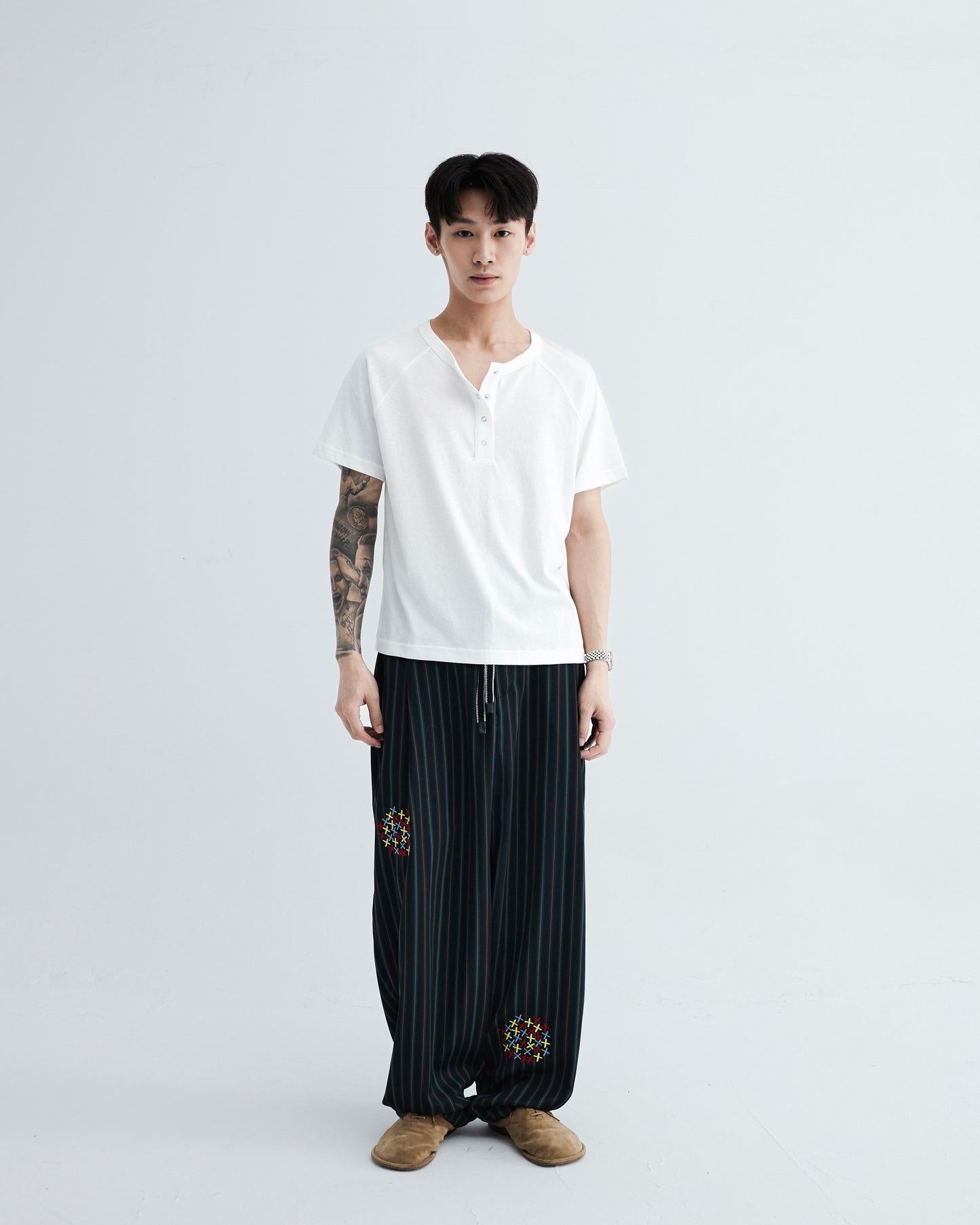 KLONE DESIGN - Henley Shirt – White