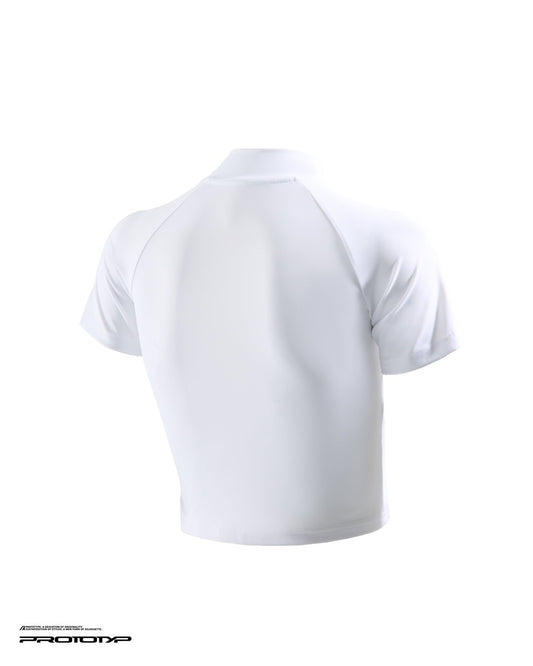 PROTOTYP - AUG0817 VELOCITY WMS Active Cropped Top (White)