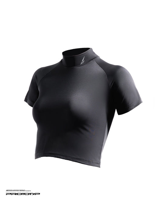 PROTOTYP - AUG0817 VELOCITY WMS Active Cropped Top (Black)