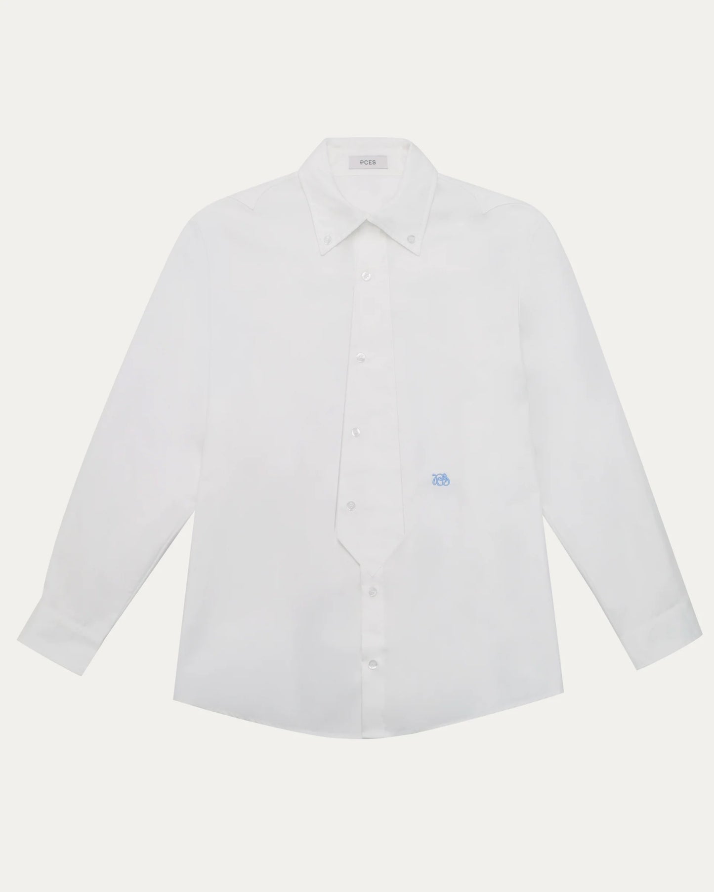 PCES - Necktie Shirt - White