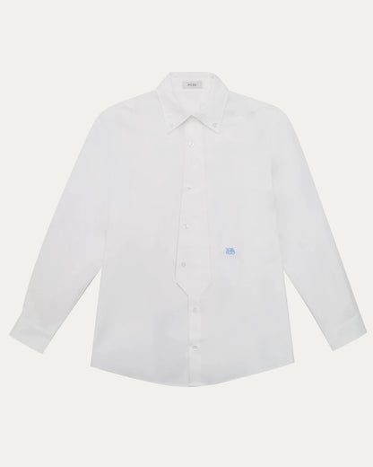 PCES - Necktie Shirt - White