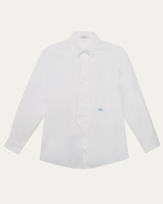 PCES - Necktie Shirt - White