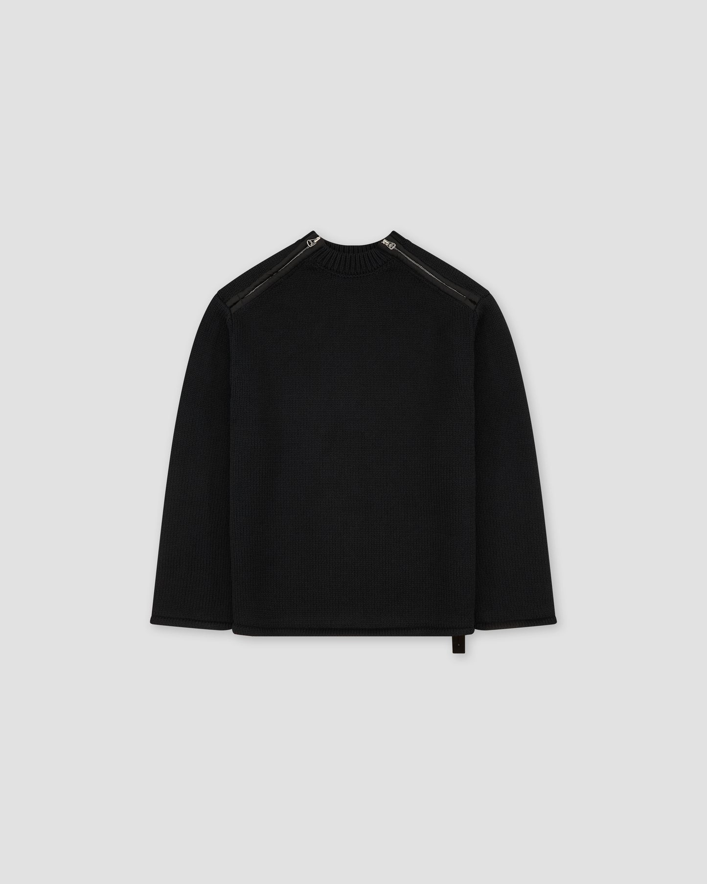 OAMC Peacemaker - Shoulder Zip Knit - Black