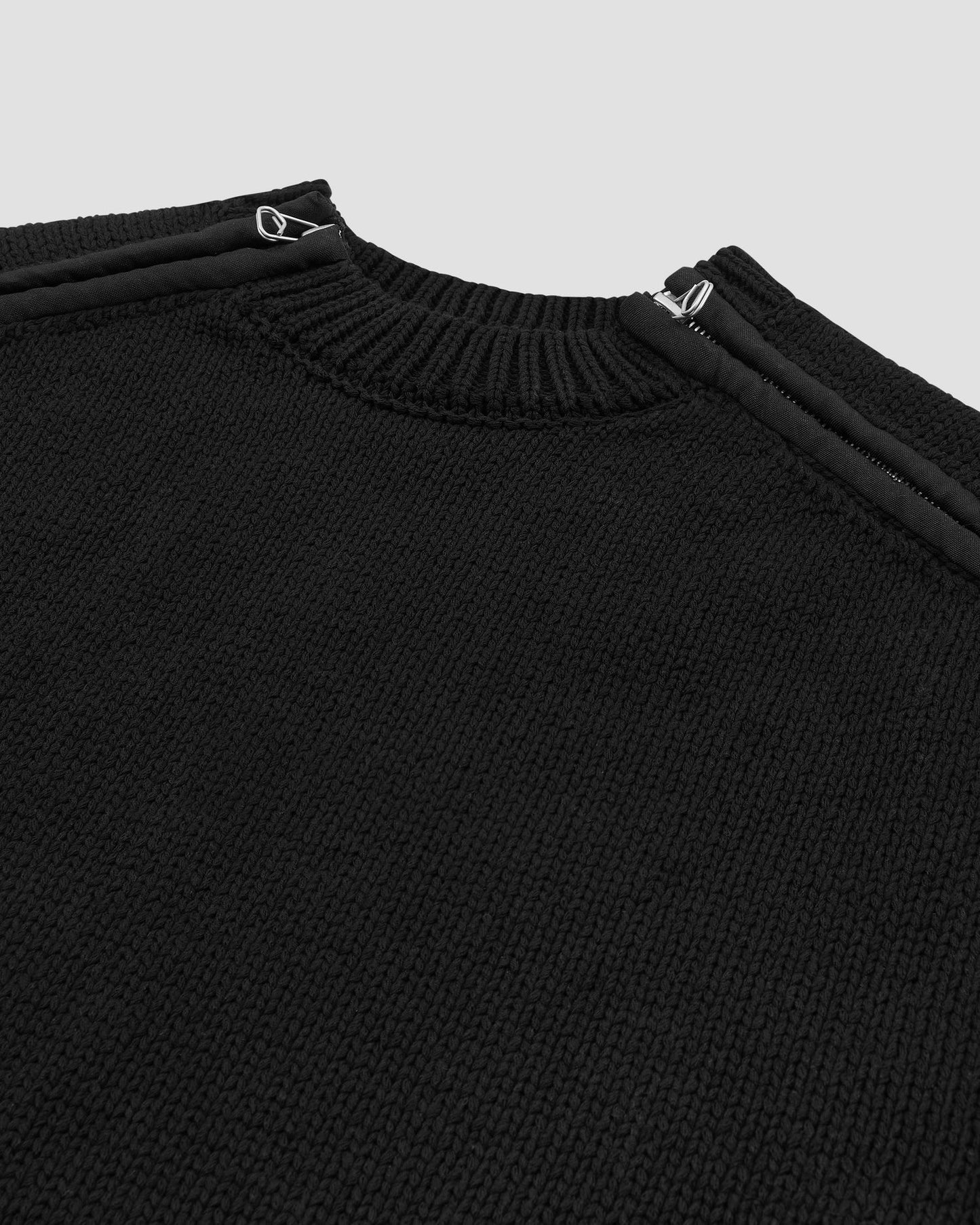 OAMC Peacemaker - Shoulder Zip Knit - Black