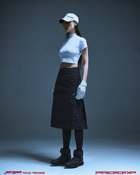 PROTOTYP - AUG0817 VELOCITY WMS Active Cropped Top (White)