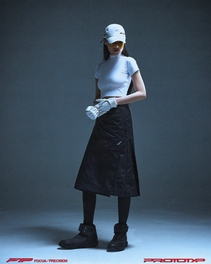 PROTOTYP - AUG0817 VELOCITY WMS Active Cropped Top (White)