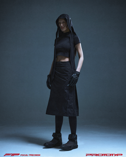 PROTOTYP - AUG0817 VELOCITY WMS Active Cropped Top (Black)