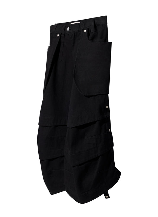 EQUALNEAR - Armor Jorts - Black