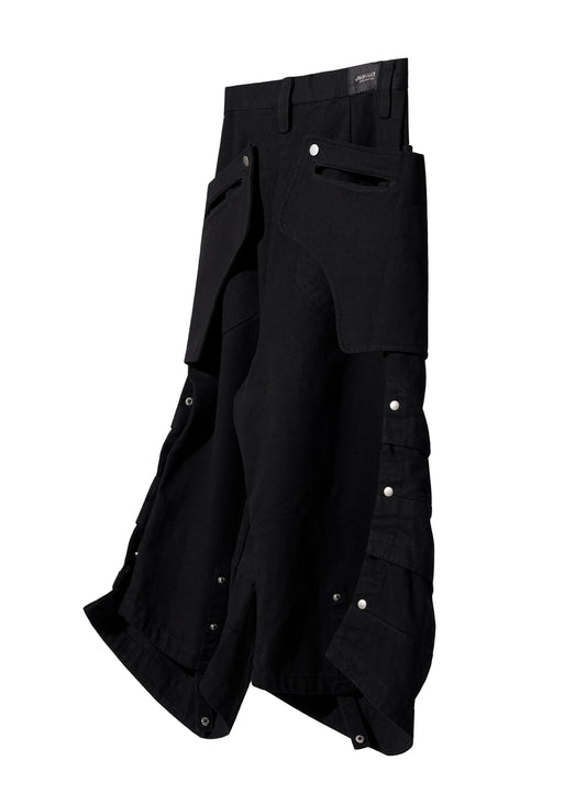 EQUALNEAR - Armor Jorts - Black
