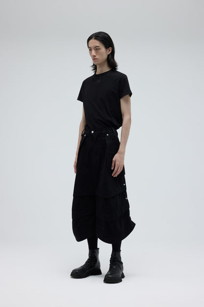EQUALNEAR - Armor Jorts - Black