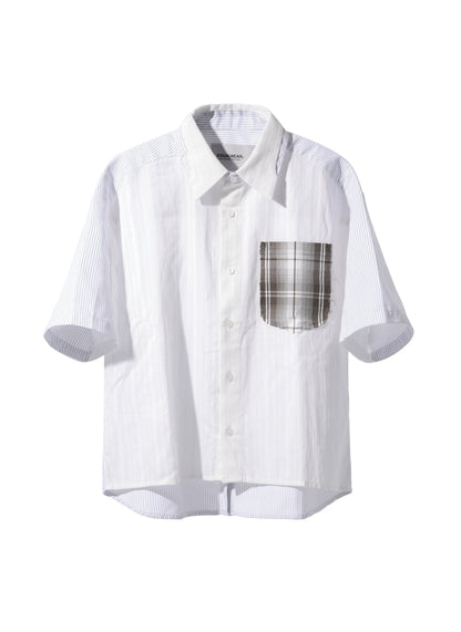 EQUALNEAR - The Shield SS Shirt - White