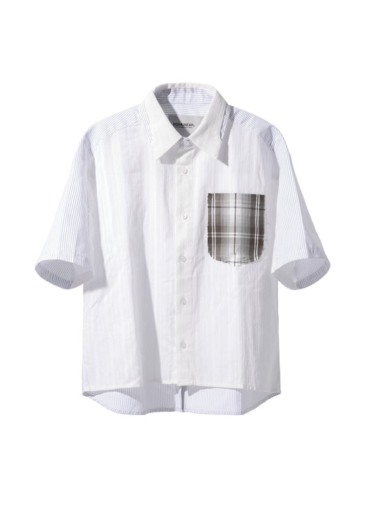 EQUALNEAR - The Shield SS Shirt - White