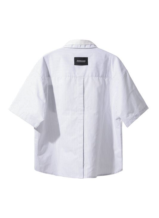 EQUALNEAR - The Shield SS Shirt - White