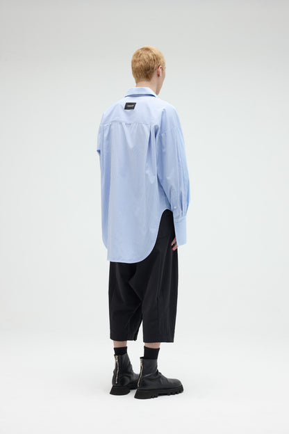 EQUALNEAR - The Sword LS Shirt - Blue