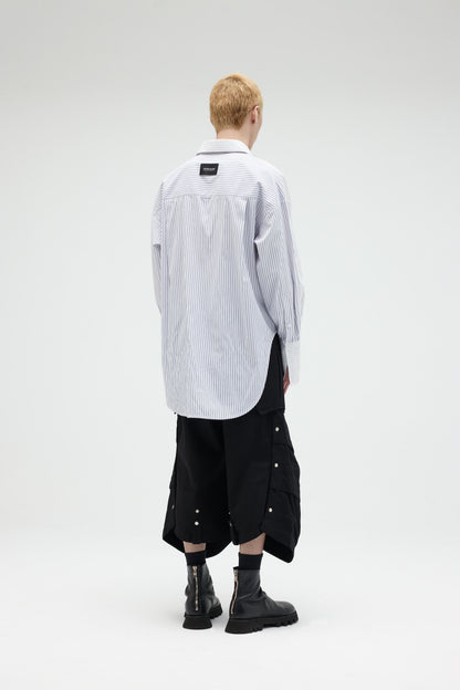 EQUALNEAR - The Sword LS Shirt - White