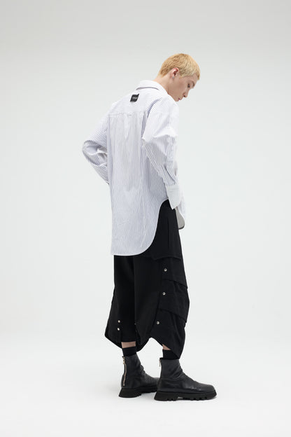 EQUALNEAR - The Sword LS Shirt - White