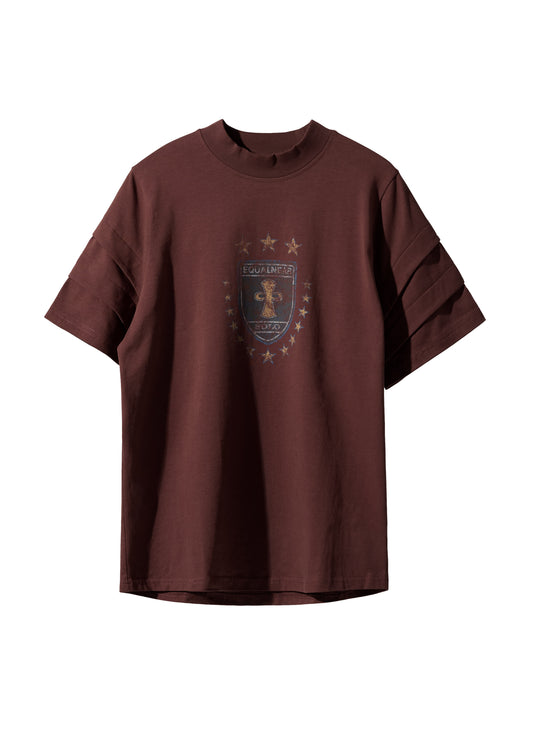 EQUALNEAR - Knight Tee - Burgundy