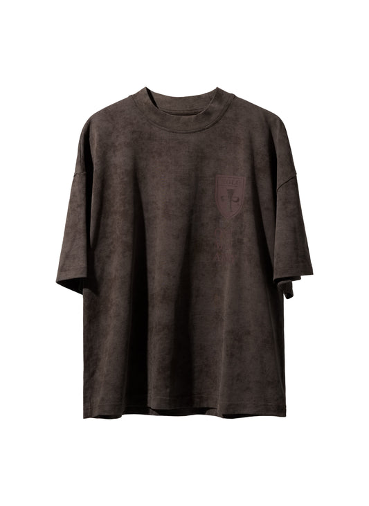 EQUALNEAR - Solo Tee (Boxy Fit) - Brown