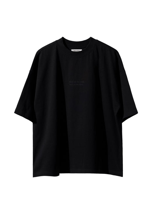 EQUALNEAR - Odyssey Tee (Boxy Fit) - Black