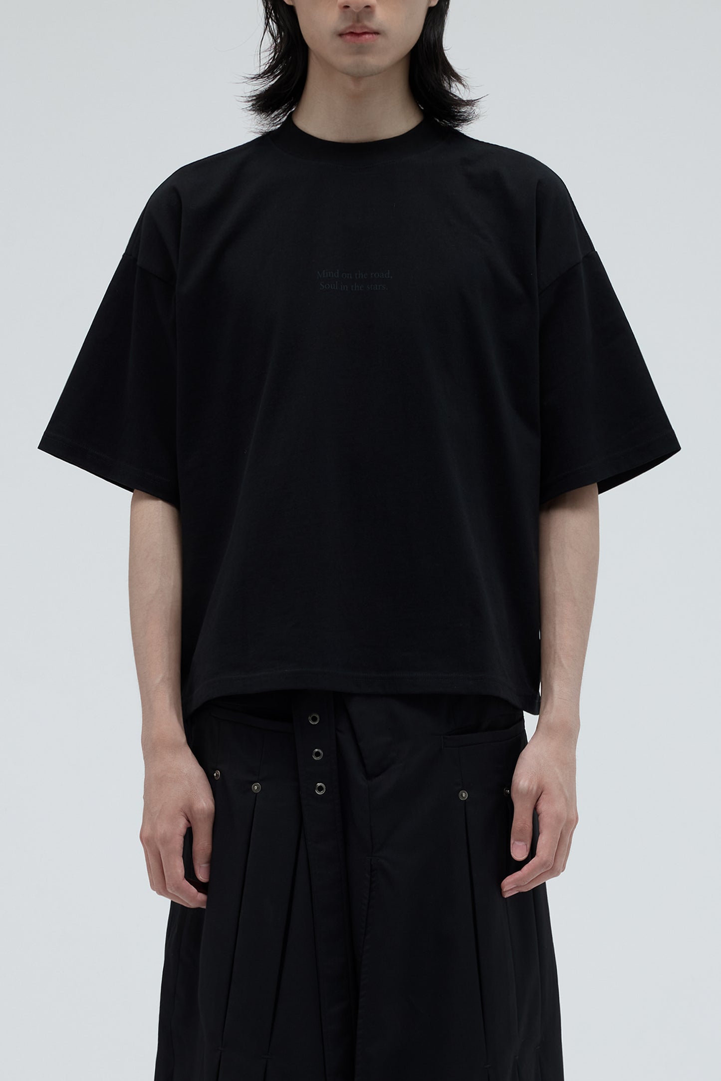 EQUALNEAR - Odyssey Tee (Boxy Fit) - Black