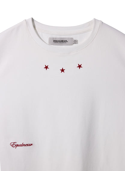 EQUALNEAR - Stars Tee - White