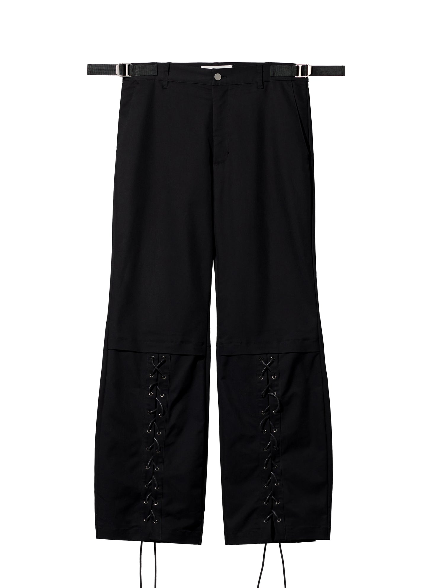 EQUALNEAR - Boxer Flared Pants - Black