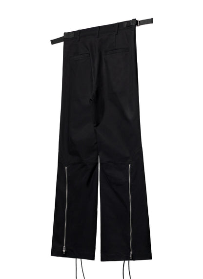 EQUALNEAR - Boxer Flared Pants - Black