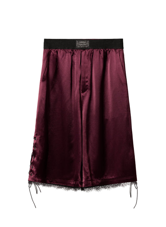 EQUALNEAR - Fight Club Shorts - Burgundy