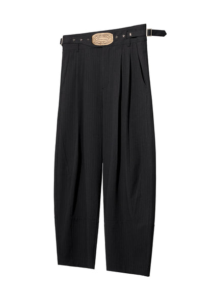EQUALNEAR - Champion Wide Pants - Dark Gray