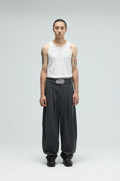 EQUALNEAR - Champion Wide Pants - Gray