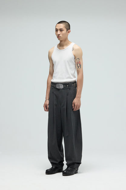 EQUALNEAR - Champion Wide Pants - Gray