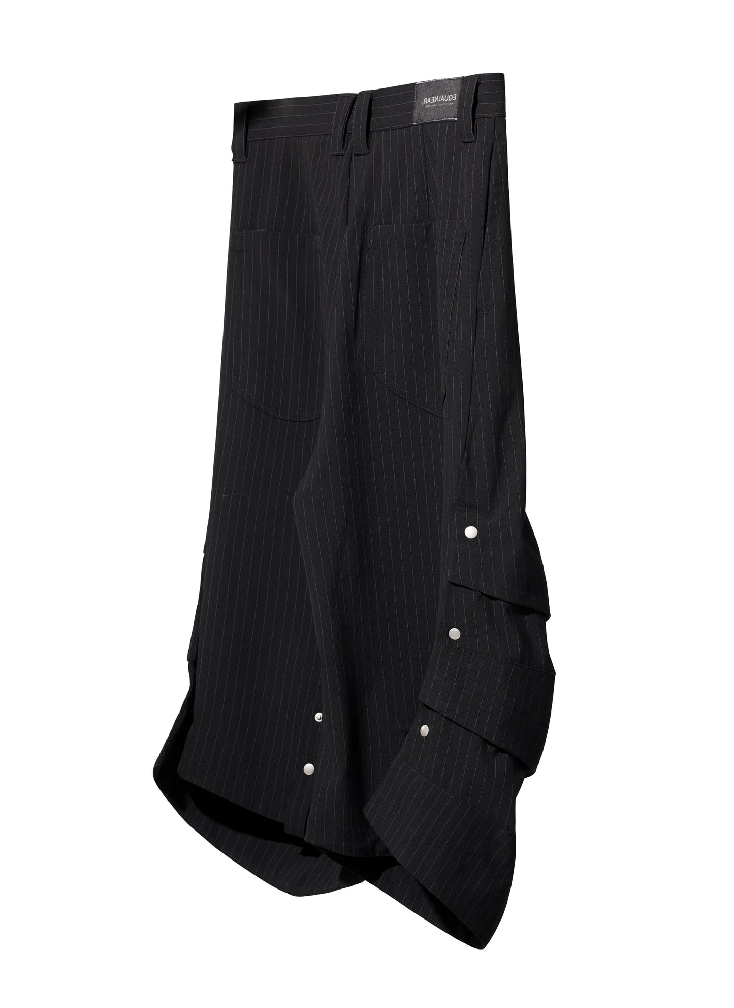 EQUALNEAR - Armor Jorts (Pinstripe Suiting) - Black