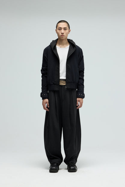 EQUALNEAR - Boxer Hoodie - Black