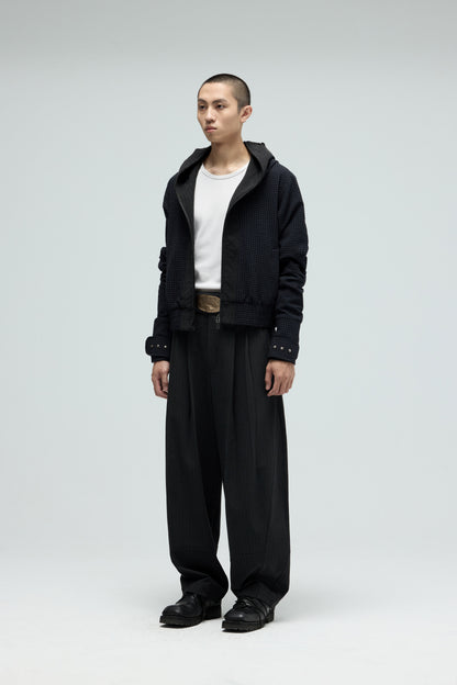 EQUALNEAR - Boxer Hoodie - Black