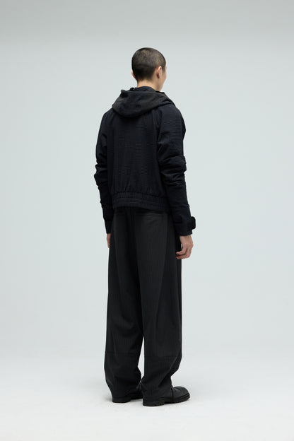 EQUALNEAR - Boxer Hoodie - Black