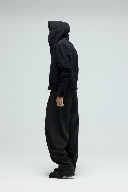 EQUALNEAR - Boxer Hoodie - Black
