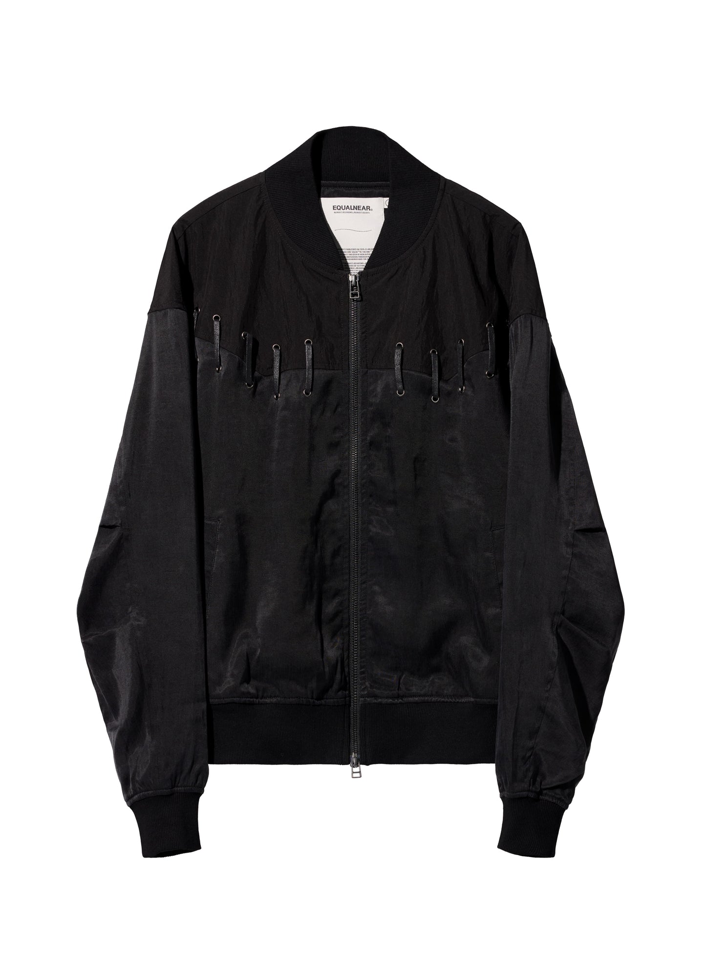 EQUALNEAR - Rodeo Bomber Jacket - Black