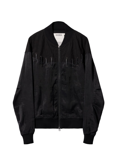 EQUALNEAR - Rodeo Bomber Jacket - Black
