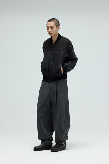EQUALNEAR - Rodeo Bomber Jacket - Black