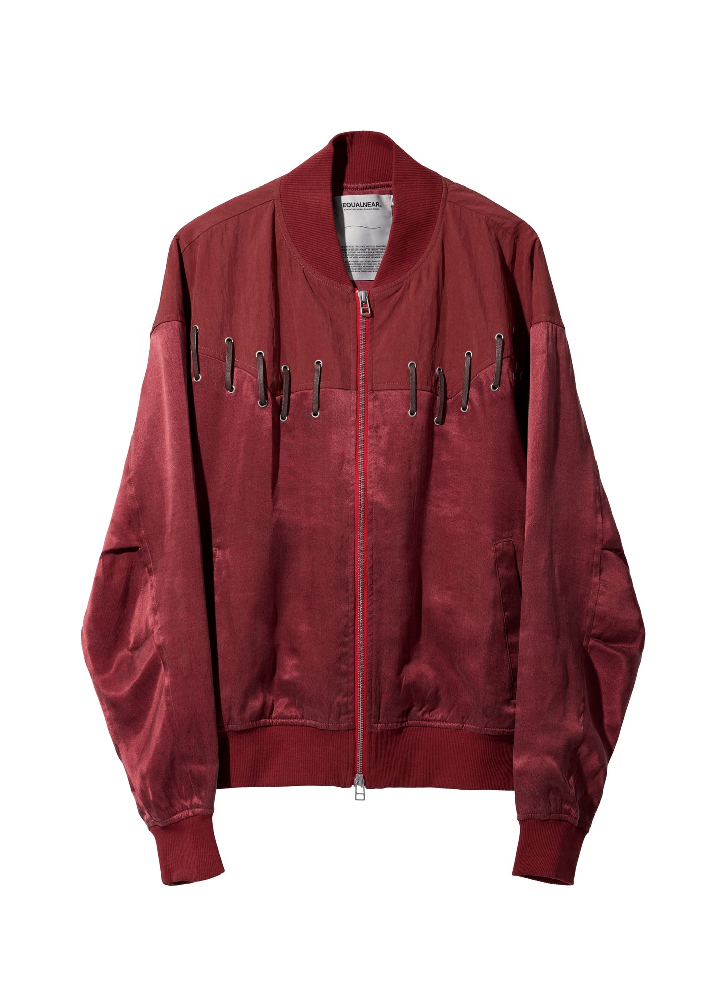 EQUALNEAR - Rodeo Bomber Jacket - Red
