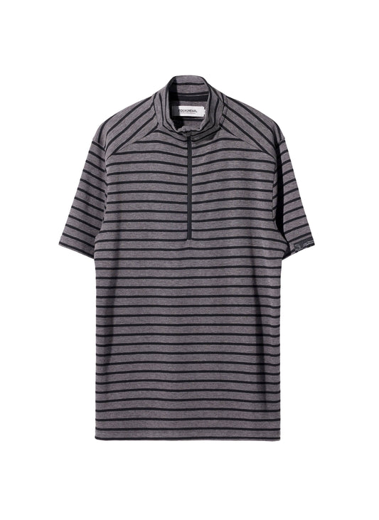 EQUALNEAR - Fight Club Zip Top - Black