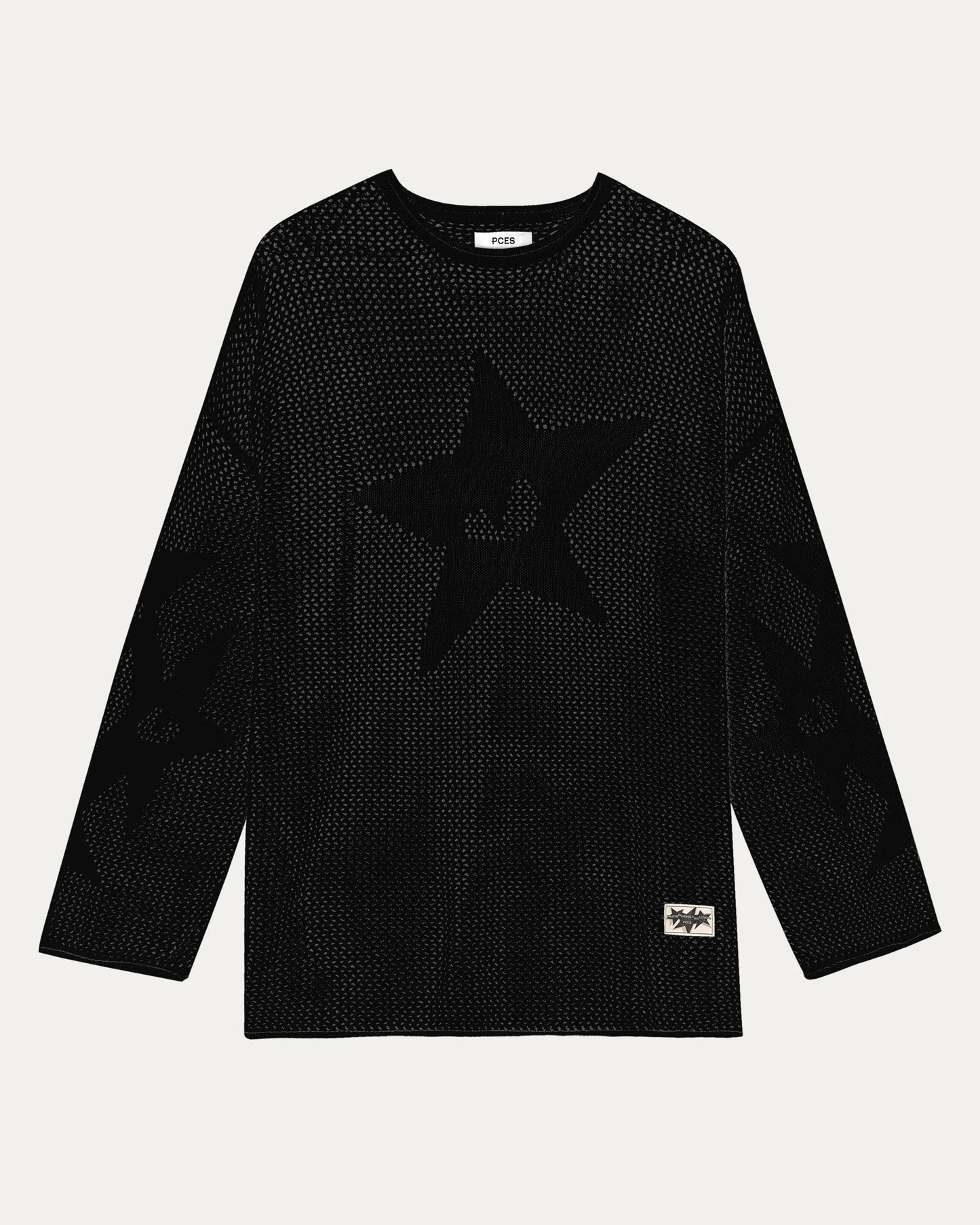 PCES - Star Sweater - Black