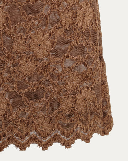 PCES - Velvet Lace Maxi Skirt