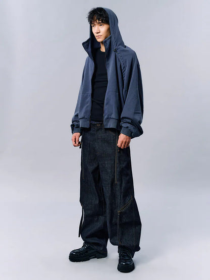 ENCLAVE - BARREL LEG “REBAR” PANTS - Denim