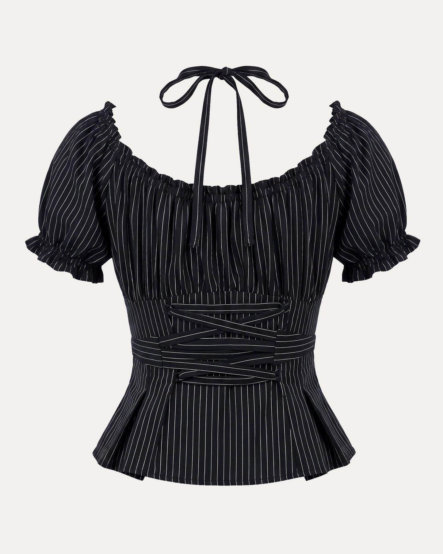 PCES - Fan-laced Ruffle Top