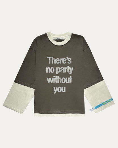 PCES - Duo-Tone Long-Sleeve T-shirt -  Green