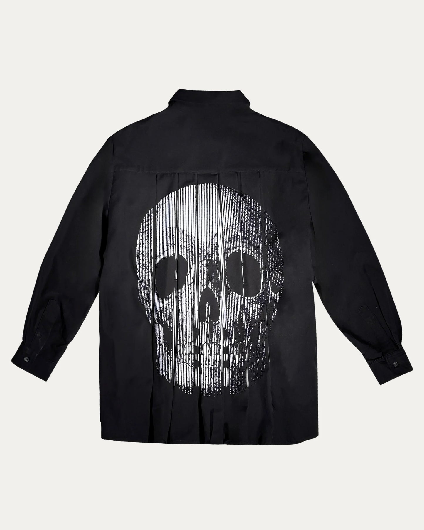 PCES - Skull Pleated Shirt