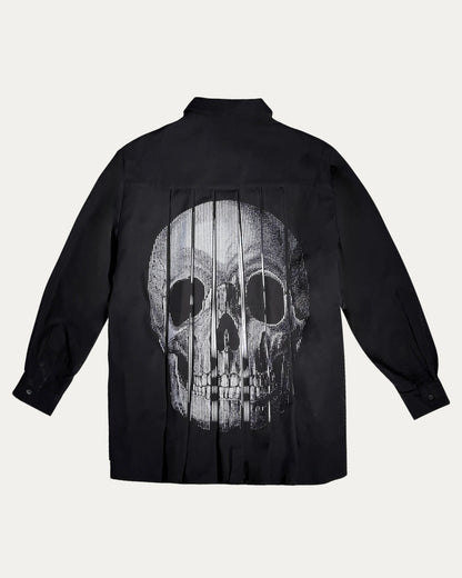 PCES - Skull Pleated Shirt
