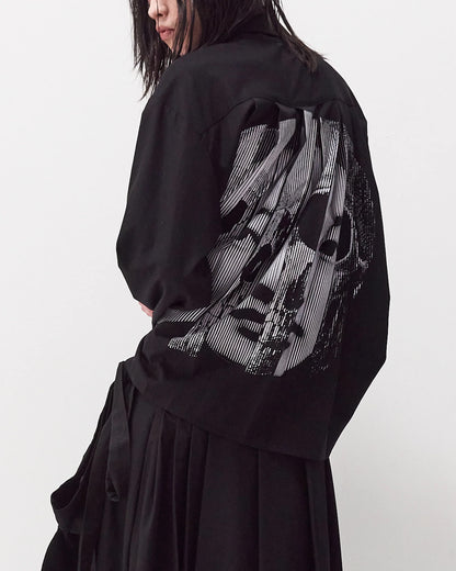 PCES - Skull Pleated Shirt
